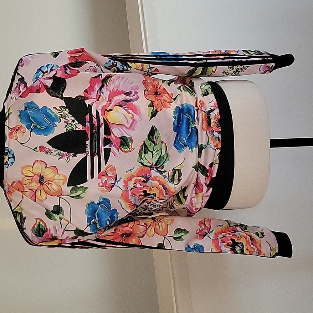 Rare Adidas X Farm Rio Trefoil Floral Track Jacket - Picture 2 of 2